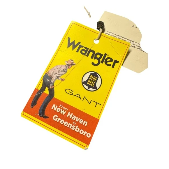 Wrangler Gant Rodeo Jeans W31 L34 Patchwork Colorblock Denim Pants Western